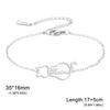 Lemegeton Personalized Name Bracelets Custom Cat Pendant for Women Child Stainless Steel Jewelry Bracelet Family Birthday Gifts