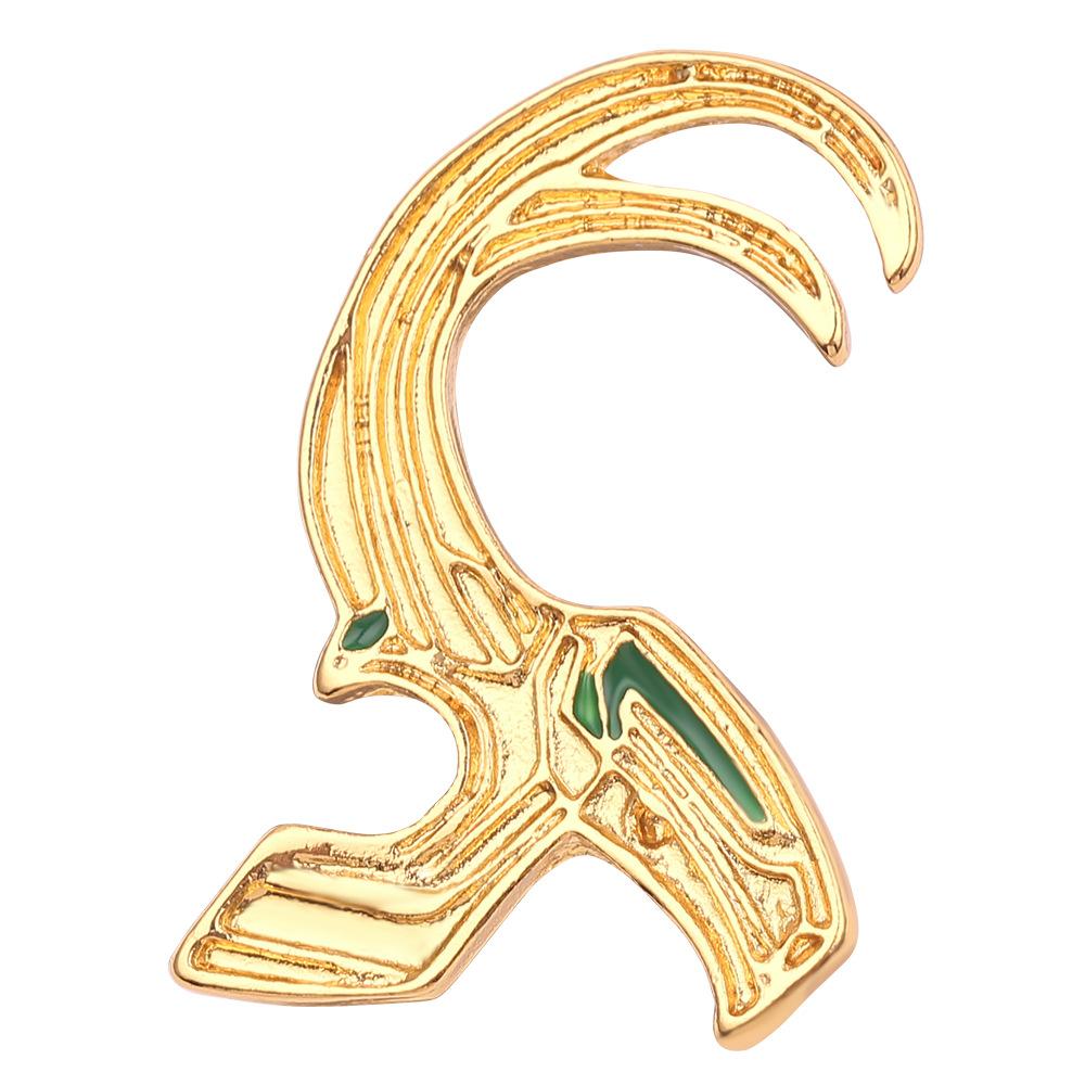 Новая, Брошь-шлем Тор 3 Рагнарёк Рокки, Металлическая Значок Серии Marvel, Аксессуары для Одежды