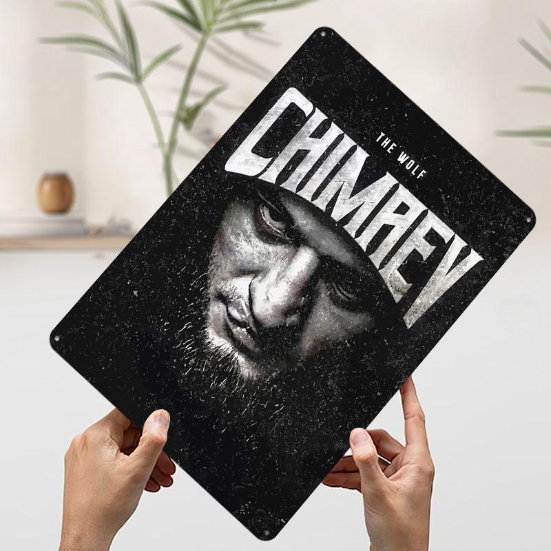 

Khamzat Chimaev The Wolf Portrait Tinplate Poster Customized Wall Art Vintage Metal Signs Retro Tin Plaque for Bathroom Decor 20x30cm（7.8x11.8inch）