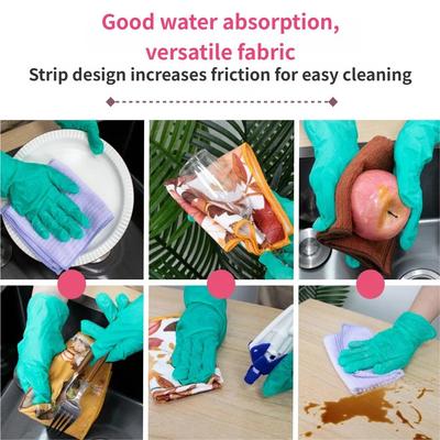 Autumn Leaf Print Kitchen Cleaning Towels, Highly Absorbent, Easy To Wash, Household Towels, 4-8 Piece Set, Soft and Durable.