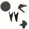 2 szt. uniwersalne plastikowe boczne otwory wentylacyjne błotnik przepływ powietrza w samochodzie dekoracyjne naklejane boczne wstawki do maskownicy do dekoracji zewnętrznej samochodu