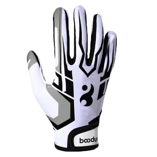 BOODUN Unisex Rugby Full Finger Breathable Anti-slip American Football Gloves