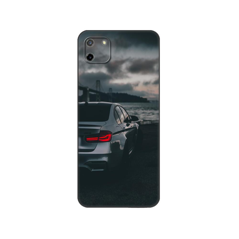 Black Tpu Case For OPPO Realme 8i C25 C25S C11 2020 2021 C20 C21 C21Y C25Y Back Cover Cool Sports Car Design