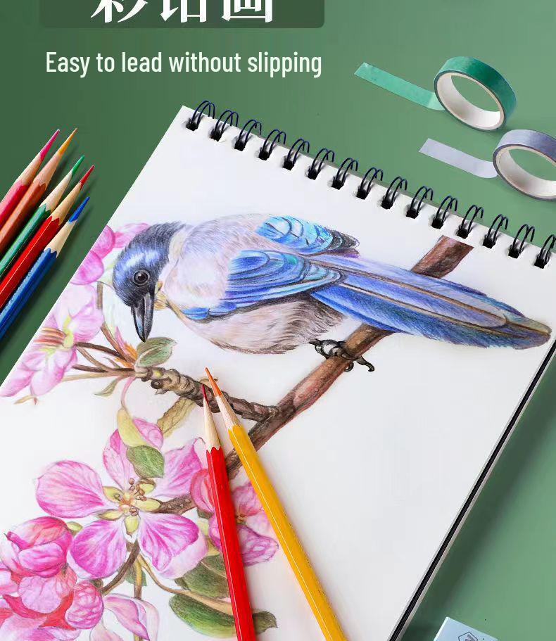 A4 Cartoon Animation Marker Sketchbook for Art Students - 8K Drawing & Hand-Painted Book