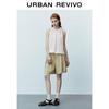 UR Women's Elegant Color-Block Sleeveless Blouse