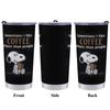 Snoopy Tumbler, Mug, Coffee Cup, Convenience Store Cup, Insulated, Insulated, Water Bottle, Direct Drinking, Stainless Steel, with Lid, Portable,