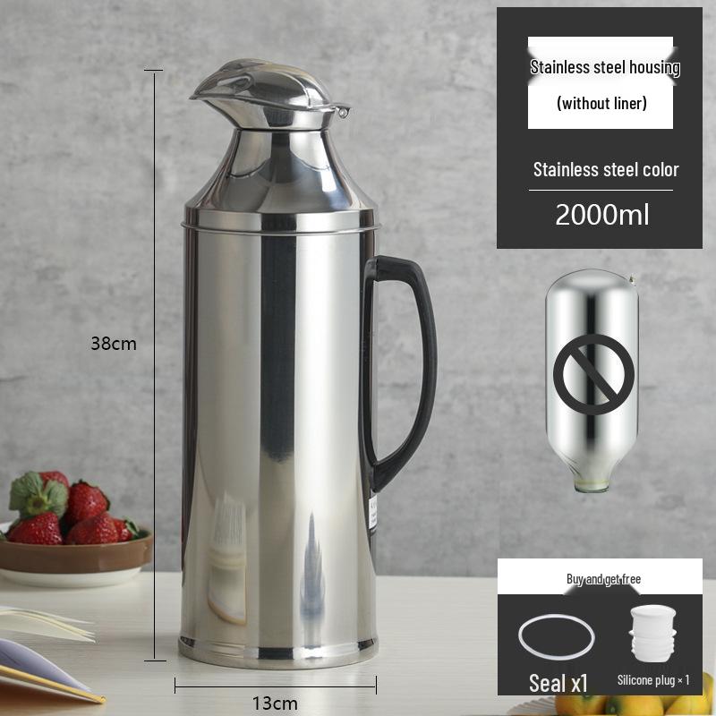 

Stainless Steel Insulated Teapot Thermos: Large Capacity Kettle for Dorm or Home