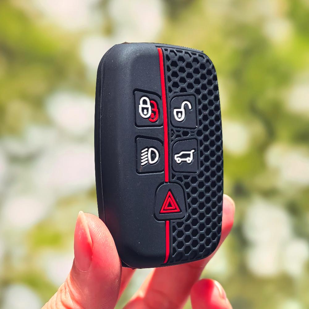 Car Remote Key Case Cover Shell for Land Rover Range Rover Sport Evoque Freelander Velar Discovery 4 Jaguar XE XJ XF Guitar