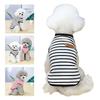 Spring Summer Puppy Sleeveless Vest Striped Kitten T-shirts Cute Dog Clothes  Cat