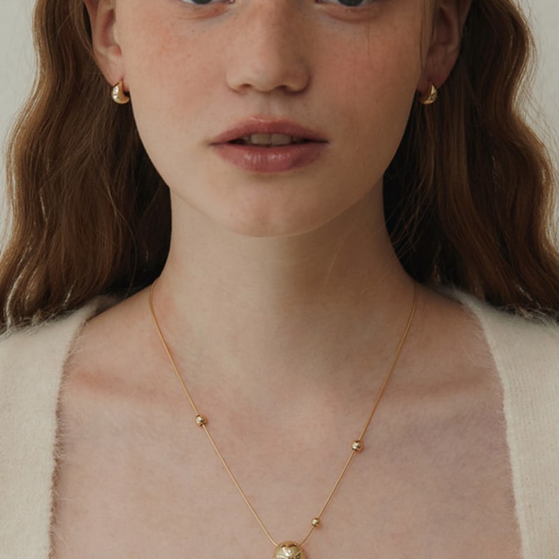 Tatiana (925 Silver) Star Mirror Ball Necklace NZ2154