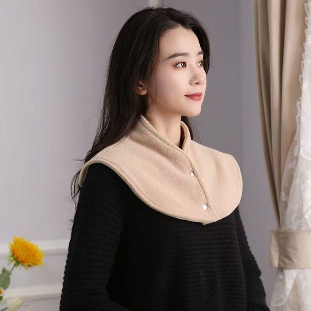 Thick Sleeping Scarf Windproof Neck Warmer Bib Snood Neck Protection  Autumn Winter