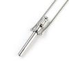 Breathing Resistance Whistle Necklace Stainless Steel Anxiety Breathing Necklace Meditation Jewelry for Anxiety & Stress Relief