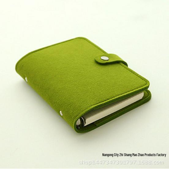 Felt Loose-Leaf Notebook Planner & Diary - A6, A5, B5 (Custom Logo Available)