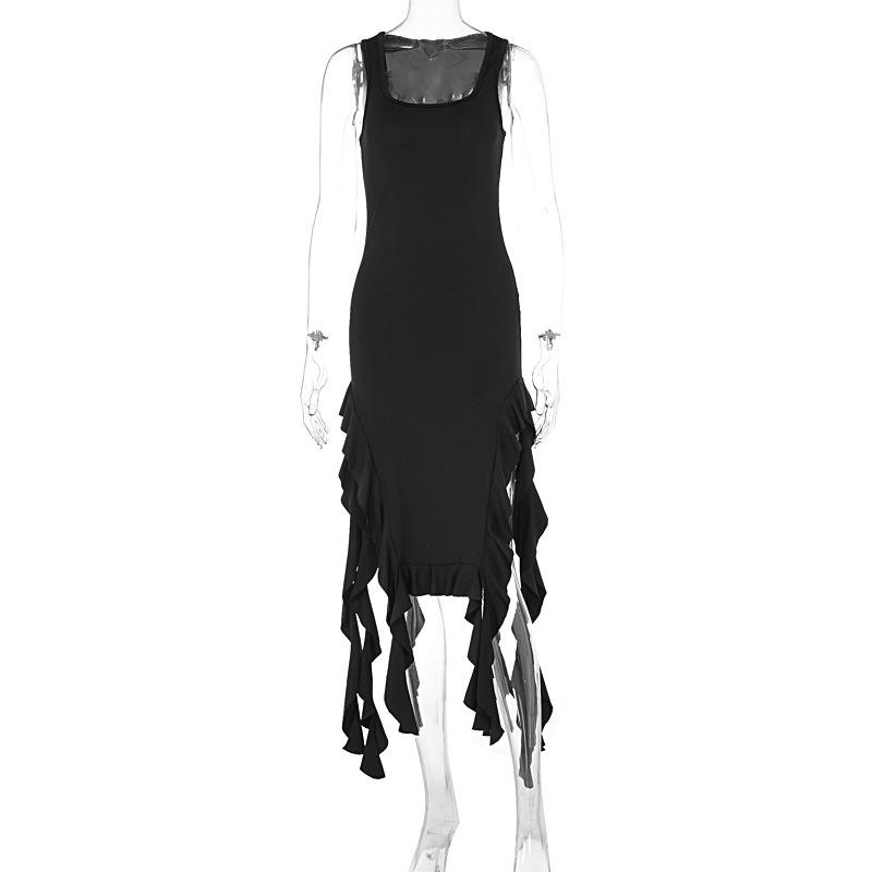 Dámské Sexy Hot Girl Slim Fit Slit Dressjavascript: