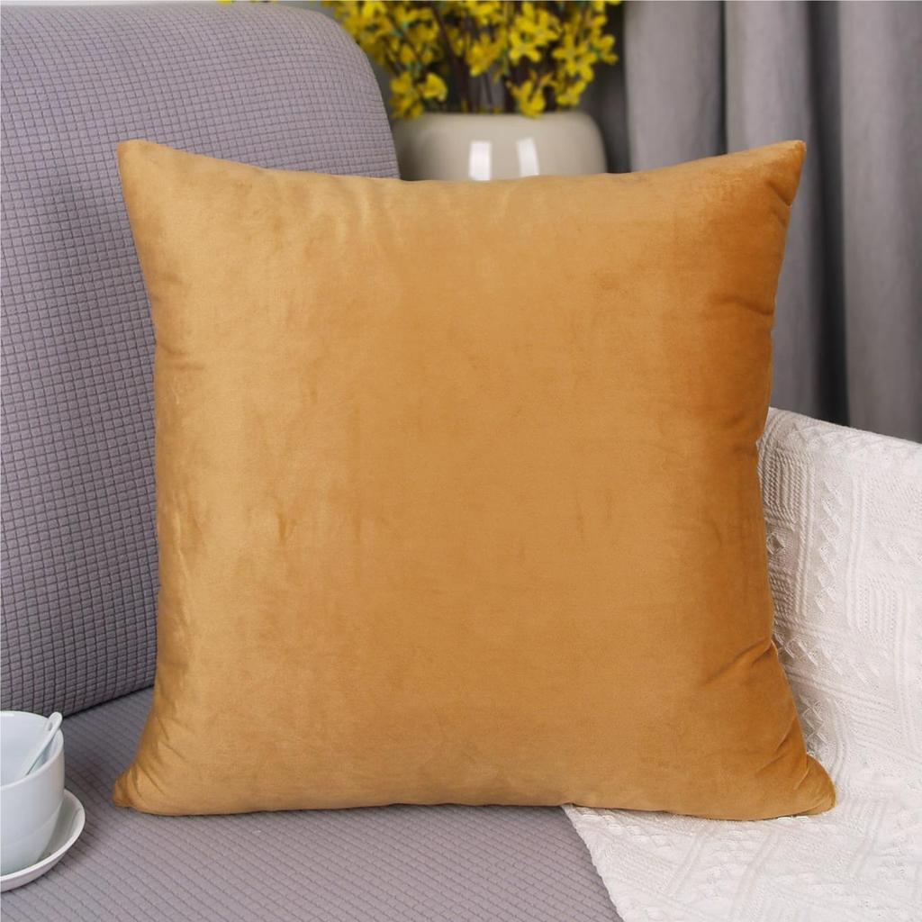 New Fashion Twill Velvet Pillow Cover Modern Simple Solid Color Pillow Home Living Room Sofa Bedroom Cushion Cover