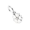 Pandora 925 Sterling Silver Charms & Pendants Women's White 390365EN12