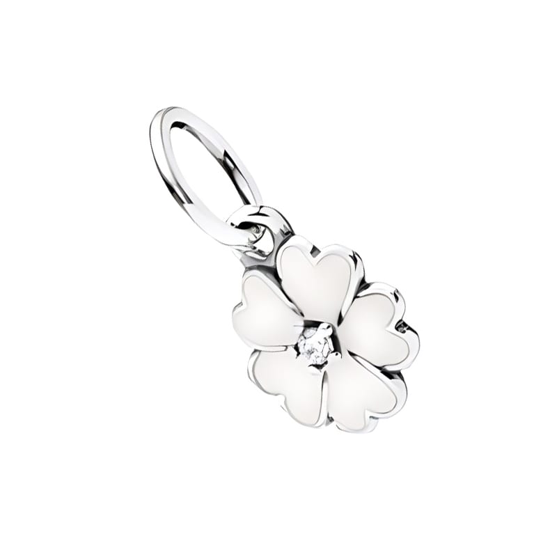 Pandora 925 Sterling Silver Charms & Pendants Women's White 390365EN12