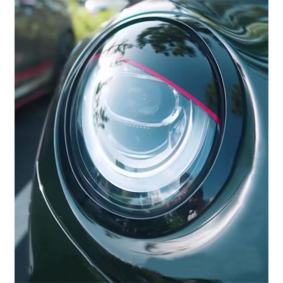 Headlight Double Eyelid Cute Sticker Modified Head Lamp Decal Trim Accessories