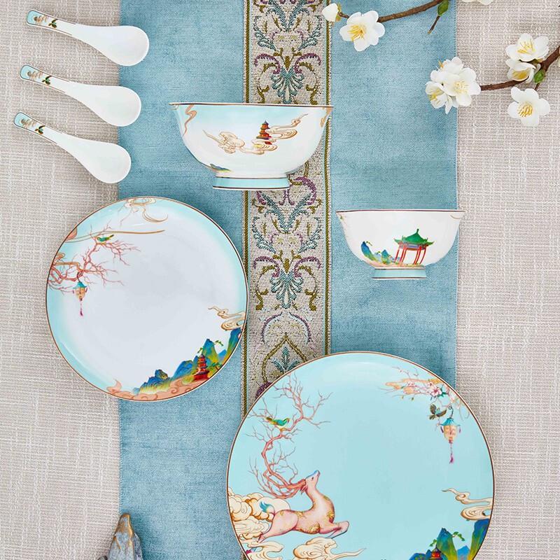 Jing Republic Lucky Deer Dinnerware Set