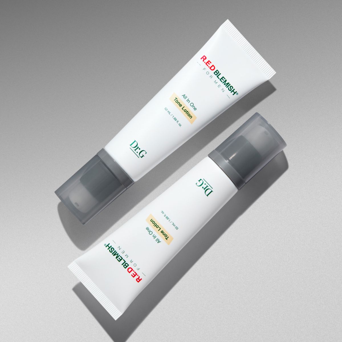 

Dr.G Red Blemish For Men All-In-One Tone Lotion 50ml × 2 — Tone-Up & Soothing Daily Lotion for Men’s Sensitive Skin