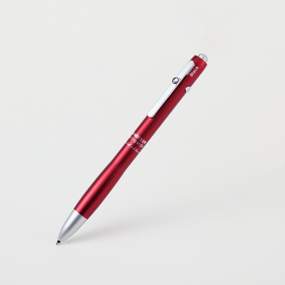 Staedtler Dark Avant-Garde Multi-Function Pen, Red, 927AG-DR