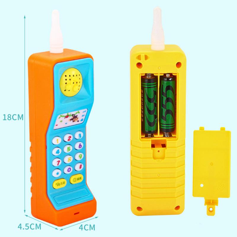 Children's Smart Simulation Mobile Phone Toy Music Lighting Puzzle for Kids