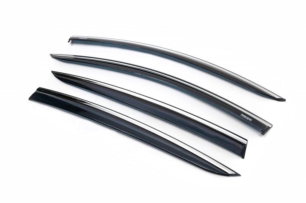 

Wind deflectors with chrome HB/SD (4 pcs, Niken) for Ford Focus IV 2018-