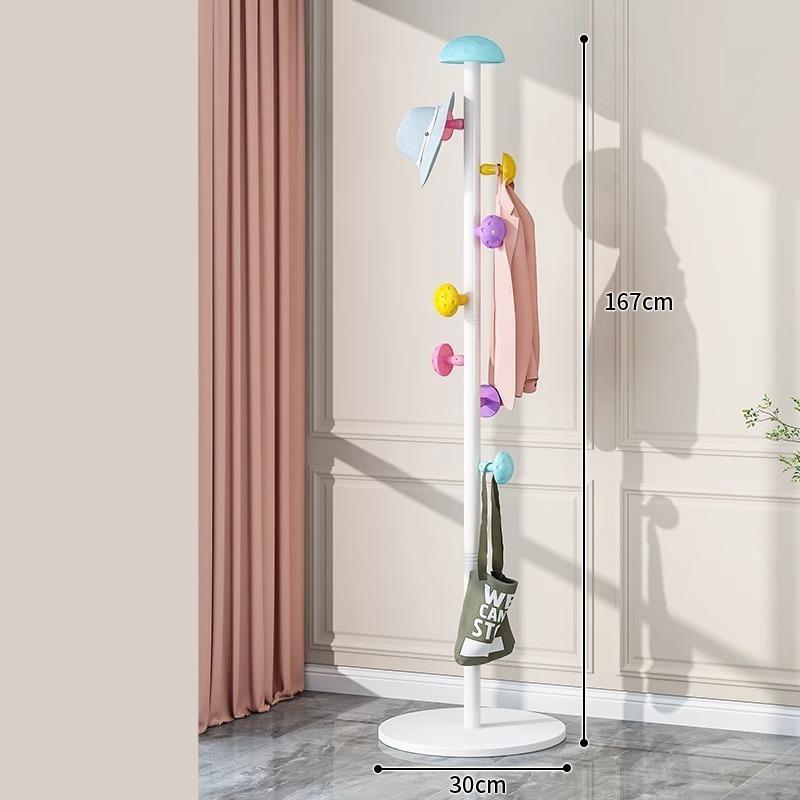 Household floor hanging clothes rack with multifunctional drying rack
