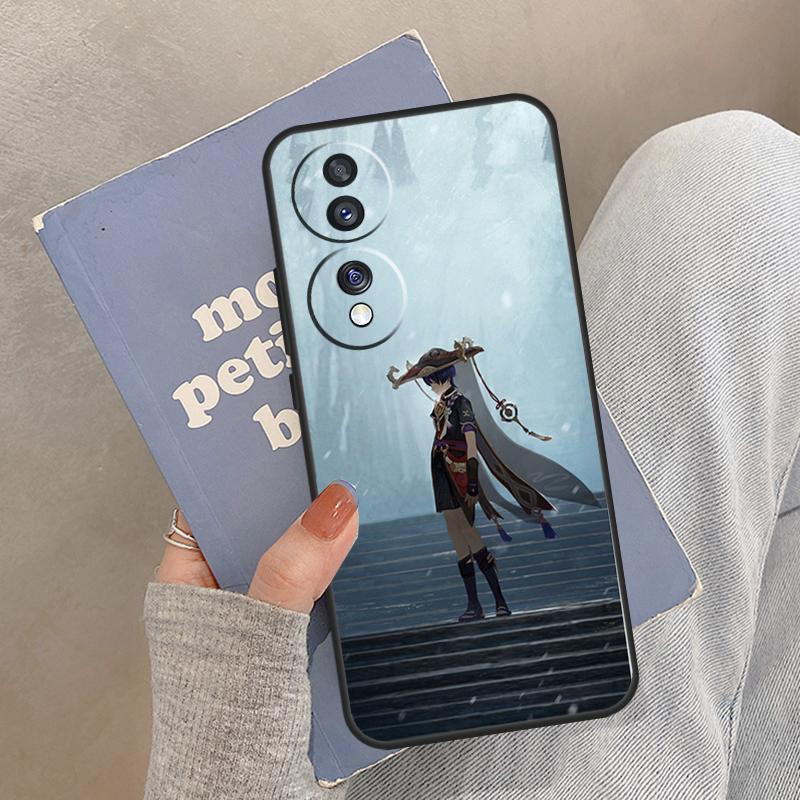 Scaramouche Genshin Impact For Honor Magic 7 6 5 8 Pro Case For Honor Win RT X9d X9c X9b X9a X8c X8b 70 90 200 400 Lite