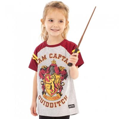 Camiseta de manga corta Capitán del equipo de Quidditch para niña