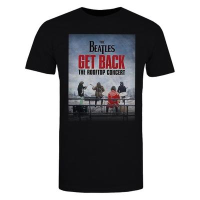 The Beatles Unisex Adult Rooftop Concert Cotton T-Shirt