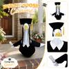 Graduation Goose Porch Decoration Costume with Cap Gown and Diploma Prop Suitable for Outdoor Seasonal Display and Themed Events