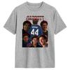 T-shirt in Cotone Garrett Graham 44 Fuori dal Campus per Uomo Estate Y2K Divertenti Magliette Novità Top Stampa Oversize