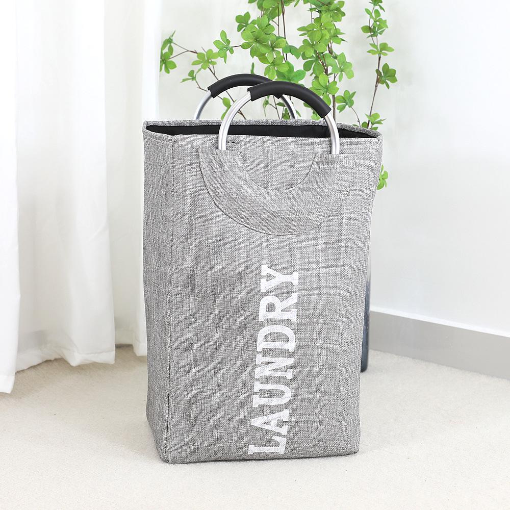 Foldable Large Capacity Cotton & Linen Laundry Basket with Thickened EVA - Ideal for Clothes, Toys, and Quilt Storage