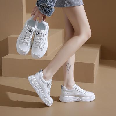 Dětské bílé boty podzimní nové studentské volnočasové trendy všestranné dámské boty pouliční aukce