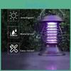 Solar Powered Mosquito Zapper Led Garden Light For Outdoor Pest Control