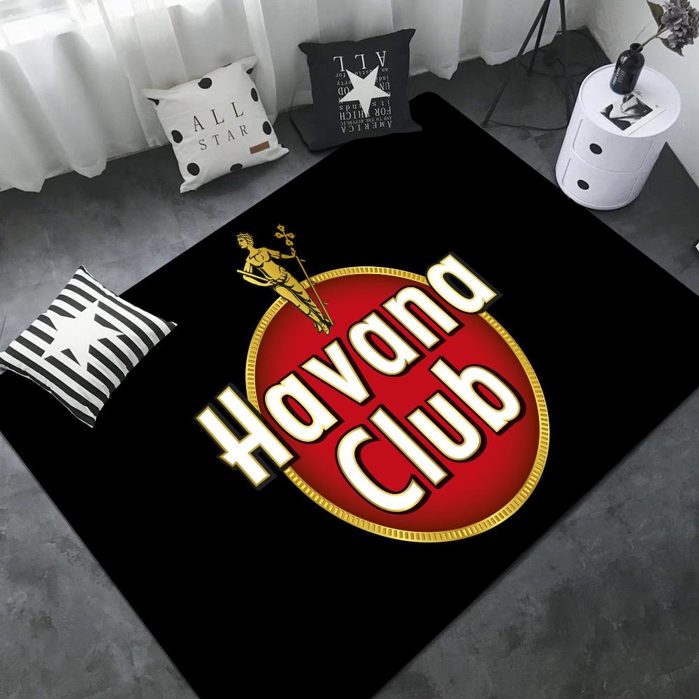 Havana Club Bathroom Mat Retro Multiple Choice Living Room Kitchen Rug Non-Slip Bedside Mats