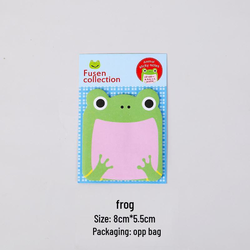 Koreanischer Cartoon Zoo Tier Notizblock - Niedliche Abreiß-Haftnotizen für Studenten