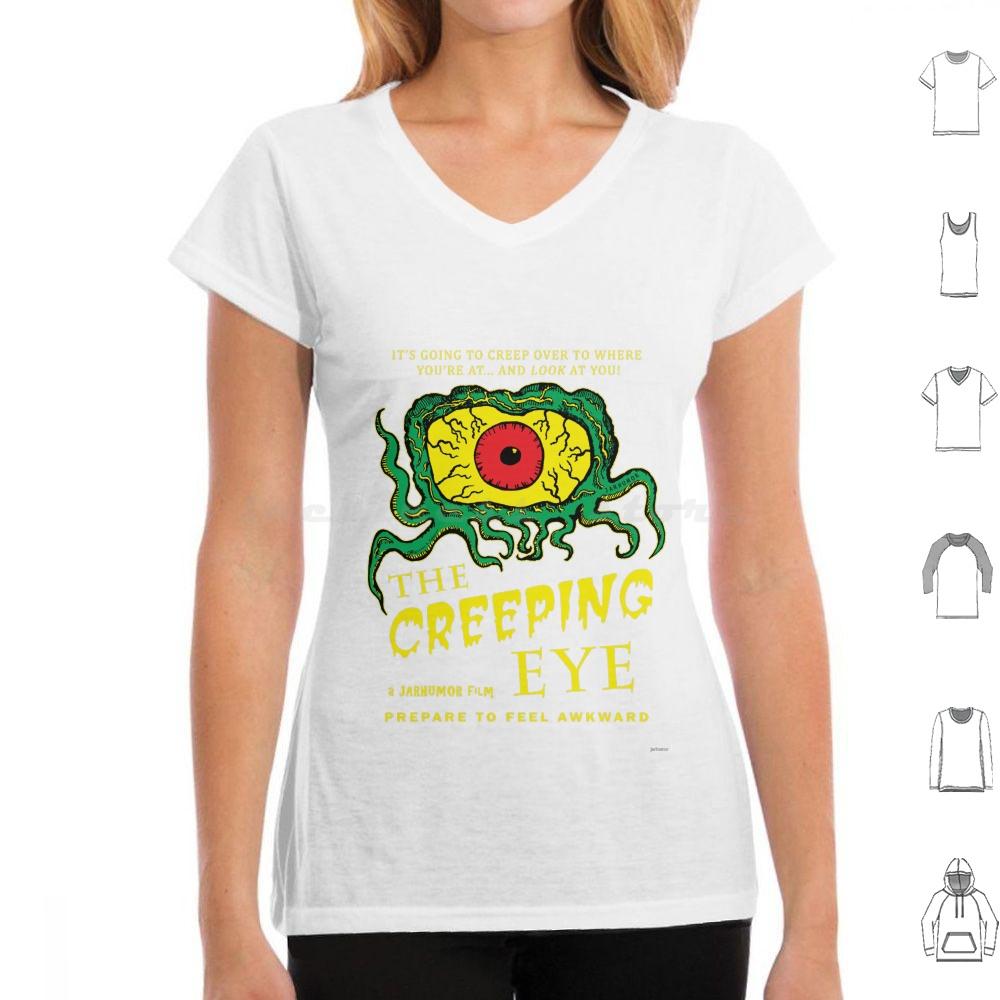 The Eye T Shirt 6xl Cotton Cool Tee The Crawling Eye Movie Movies Parody Classic Horror Bad Cult Monster Creature Evil Creepy