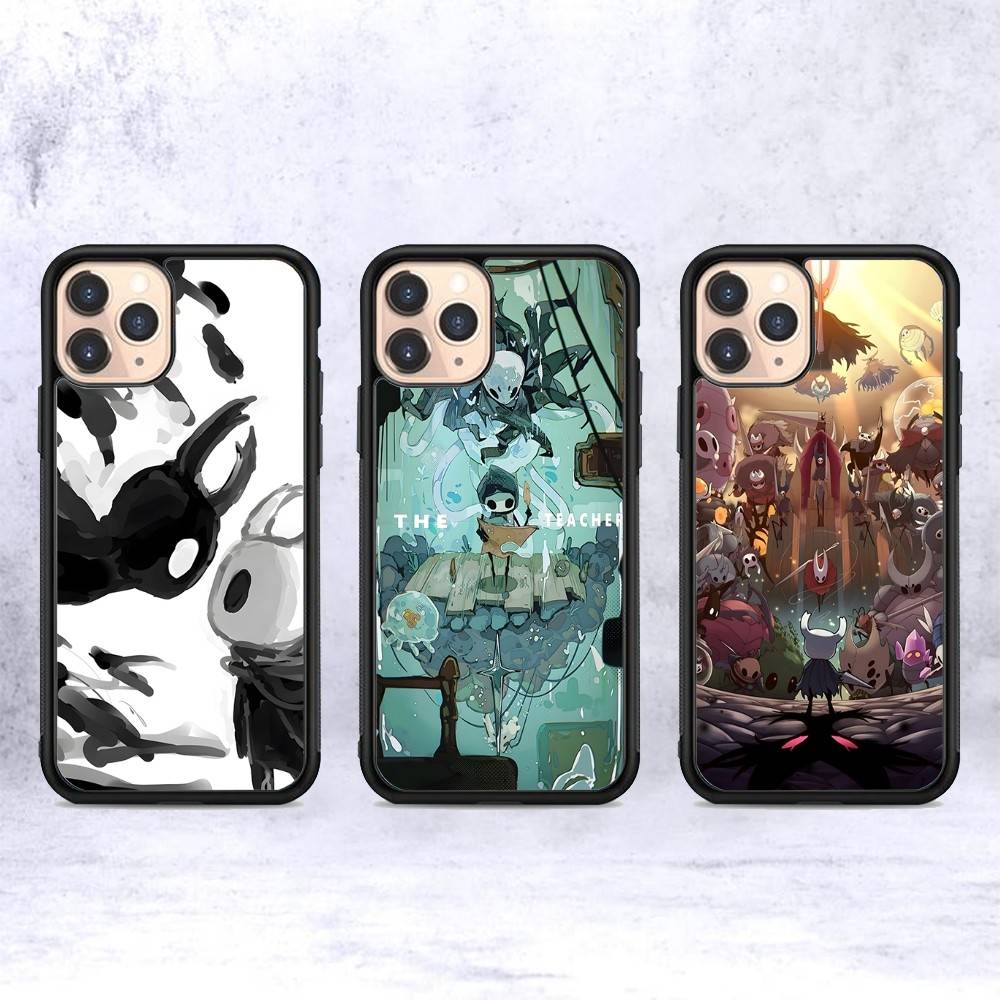 Popular Game H-Hollow K-Knight S-Silksong Phone Case For iPhone 17 16 Pro Max Air 13 12 Mini 14 15 Plus 11 PC+TPU Back Cover