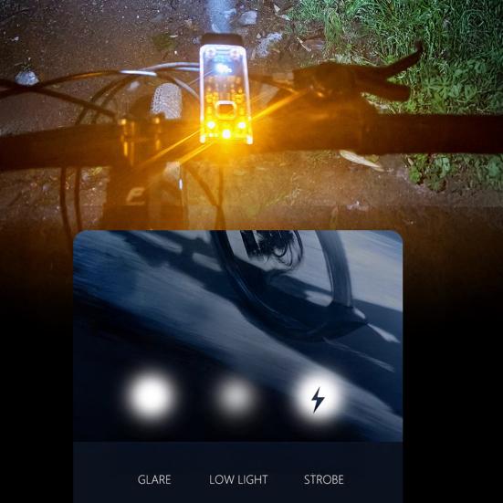 Bicycle Headlight 1500/3000mAh Rechargeable Power Bank Lightweight Waterproof Universal MTB Road Mountain Bike Night Riding LED Front Lamp