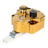Motorcycle Adjustable Steering Damper Stabilizer Safety Golden Universal