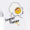 Puma Fun Fried Egg Print Sports Short Sleeve T-Shirt Men Tops White 533197-02