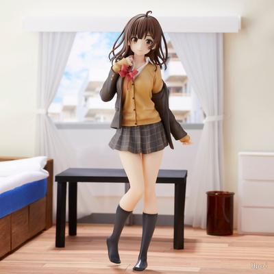 26cm Sayu Ogiwara Anime Girl Figure I Shaved and Took In a High School Runaway Ogiwara Sayu Action Figure Adult Model Doll Toys