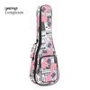 American Flag 23-inch Ukulele Bag with Cotton Padding - 24-inch Backpack Style