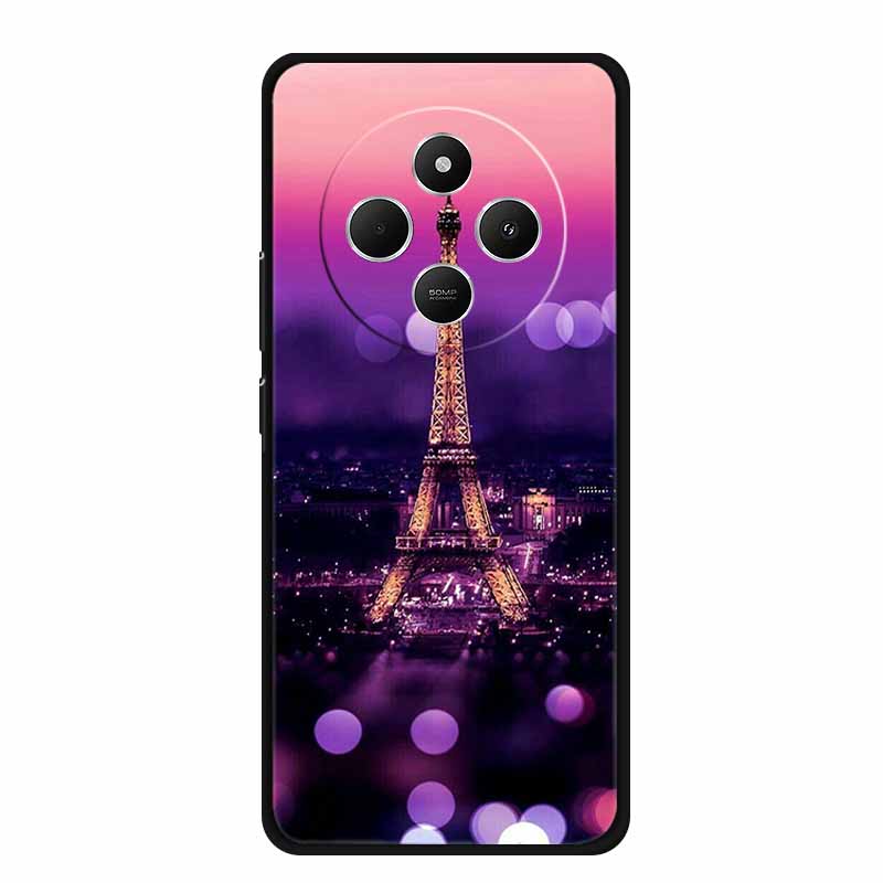 For Xiaomi Poco C75 Case PocoC75 Coque Black Silicone Soft Phone Case For Redmi 14C 14R A3 Pro Back Cover Case Redmi14C 14 C Bag