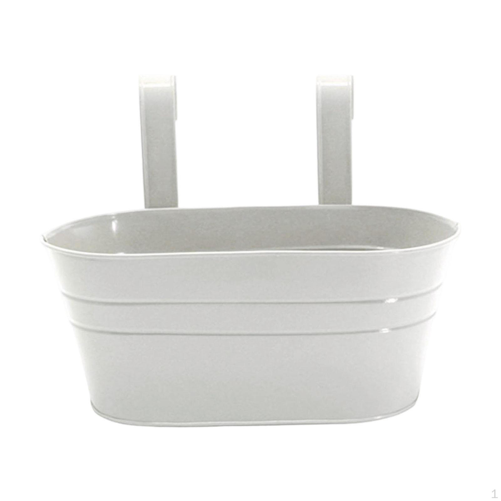 

Hanging Basket Flower Pot Planter Wall for Garden Backyard Decor Style C