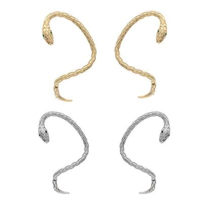 Snake Stud Earrings Snake Ear Cuff Pierced Snake Climber Earrings Gifts Left Ear Cartilage Earrings for Teen Girls