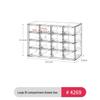 Wall-Mounted Bathroom Mirror Cabinet with Shelf for Cosmetics and Toiletries