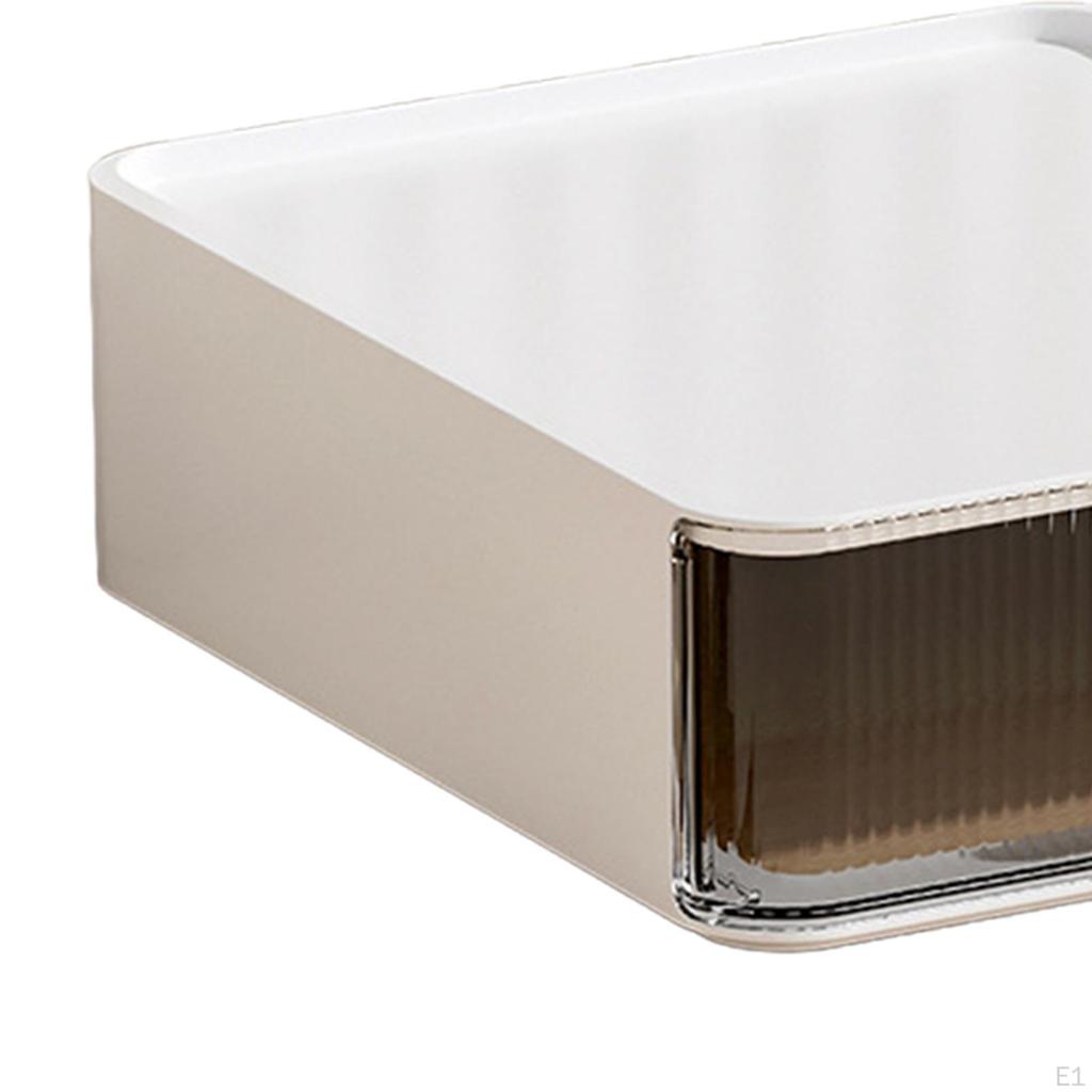 Cosmetic Desktop Organizer, Large Capacity Storage Display Box Portable Bathroom Organizer